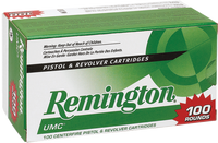 Remington Ammunition L380A1B UMC 380 Auto 88 GR Jacketed Hollow Point (JHP) 100 rounds