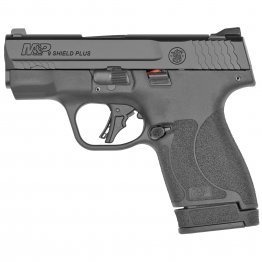 Smith & Wesson, Shield Plus, Striker Fired, Micro Compact, 9MM, 3.1" Barrel, No Thumb Safety, Flat Face Trigger, 2 Mags, 1-10Rd 1-13Rd, Black
