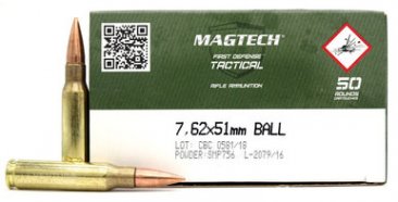 Magtech 7.62×51 147 Grain FMJ M80 50 Rounds