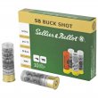 Sellier & Bellot, Shotshell, 12 Gauge, 2.75", 00 Buck, 12 Pellets, 10 Round Box