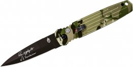 Gerber Applegate-Fairbairn Covert AUTO Folding Knife 3.78" S30V Black Plain Blade, MultiCam Aluminum Handles