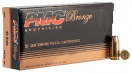 PMC 45ACP 185 GRAIN JHP 50RD BOX