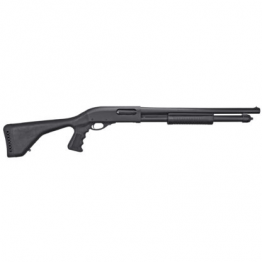 Remington 870 Tactical 12-Gauge Pump-Action Shotgun w/ Extension Tube & Pistol Grip