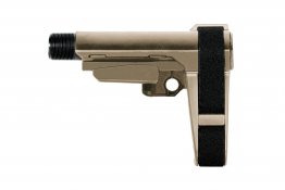 SB Tactical A3 Pistol Brace 4 Position for AR Pistols FDE