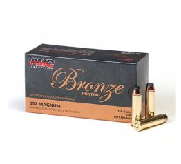 PMC .357 Magnum Bronze Hunting 158G JSP 357A 50rd Box