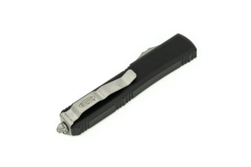 Microtech 123-12AP Ultratech T/E - Black Handle - Apocalyptic Blade