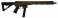 Diamondback - DB9R, 9mm, 16" Barrel, 15" M-Lok Rail, MOE Carbine Stock/Grip, Midnight Bronze, 32-rd